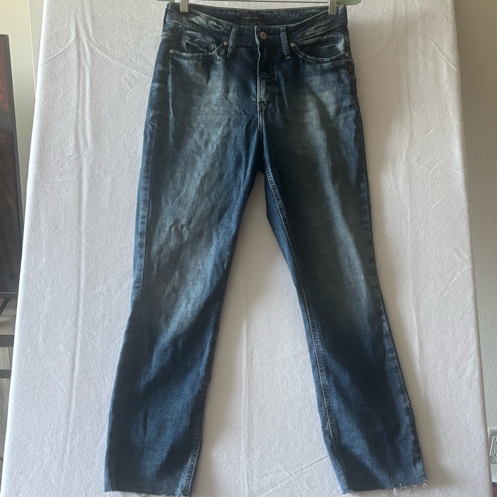 NWOT Silver Jeans strait leg sz 26